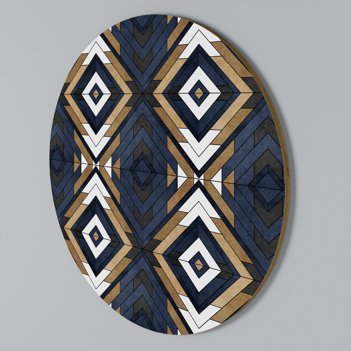 ARTFUL GEOMETRY Round Wall Art