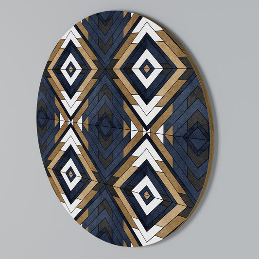 ARTFUL GEOMETRY Round Wall Art
