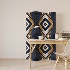 ARTFUL GEOMETRY 3-Panel Room Divider