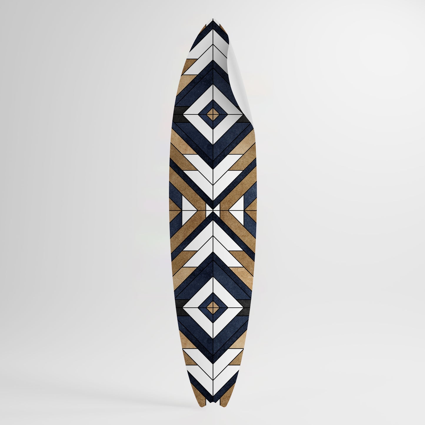 ARTFUL GEOMETRY Peel and Stick Surfboard Sticker