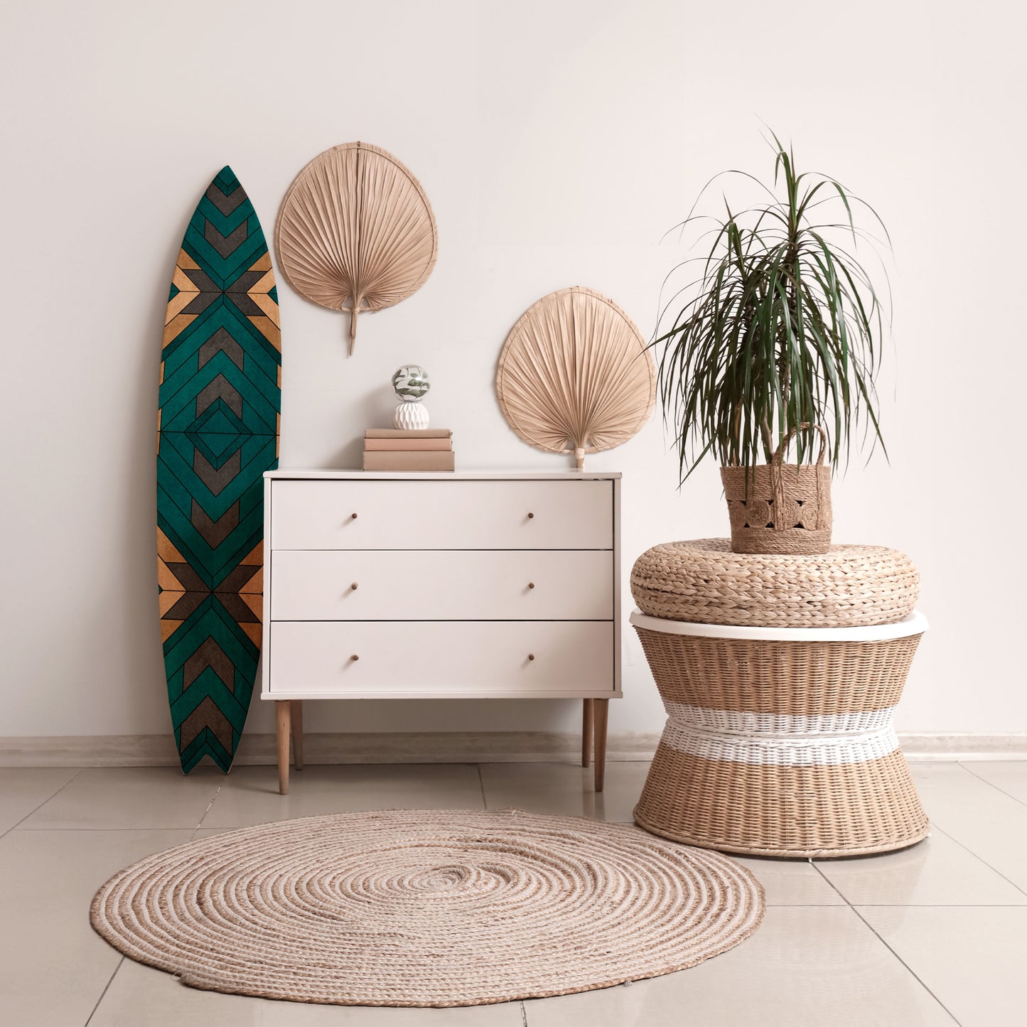 ARTISTIC GEOMETRY Surfboard Decorative Panel