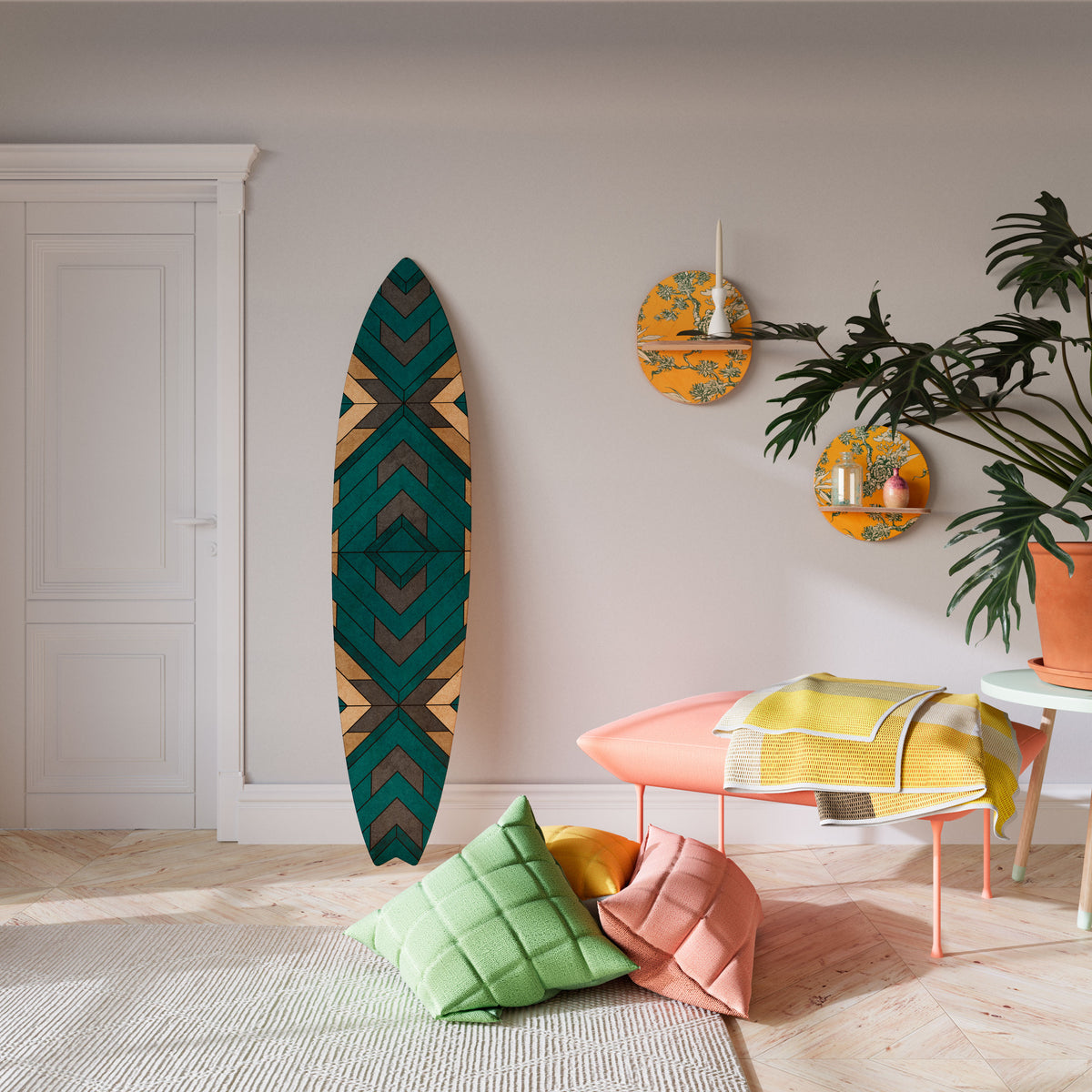ARTISTIC GEOMETRY Surfboard Decorative Panel