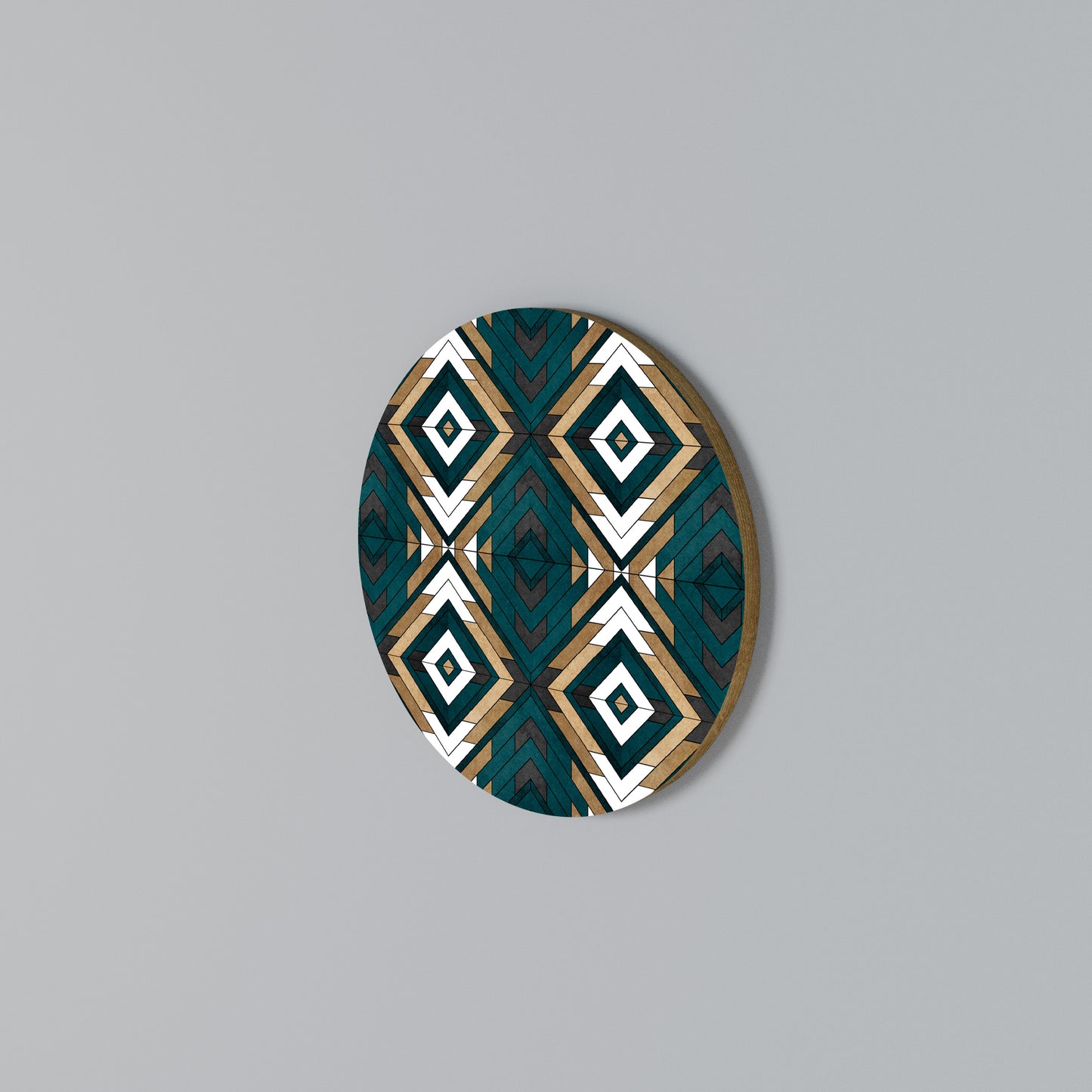 ARTISTIC GEOMETRY Round Wall Art