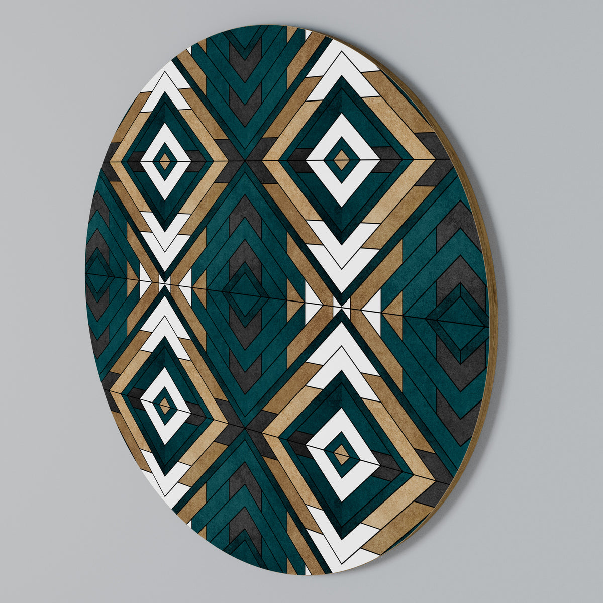 ARTISTIC GEOMETRY Round Wall Art
