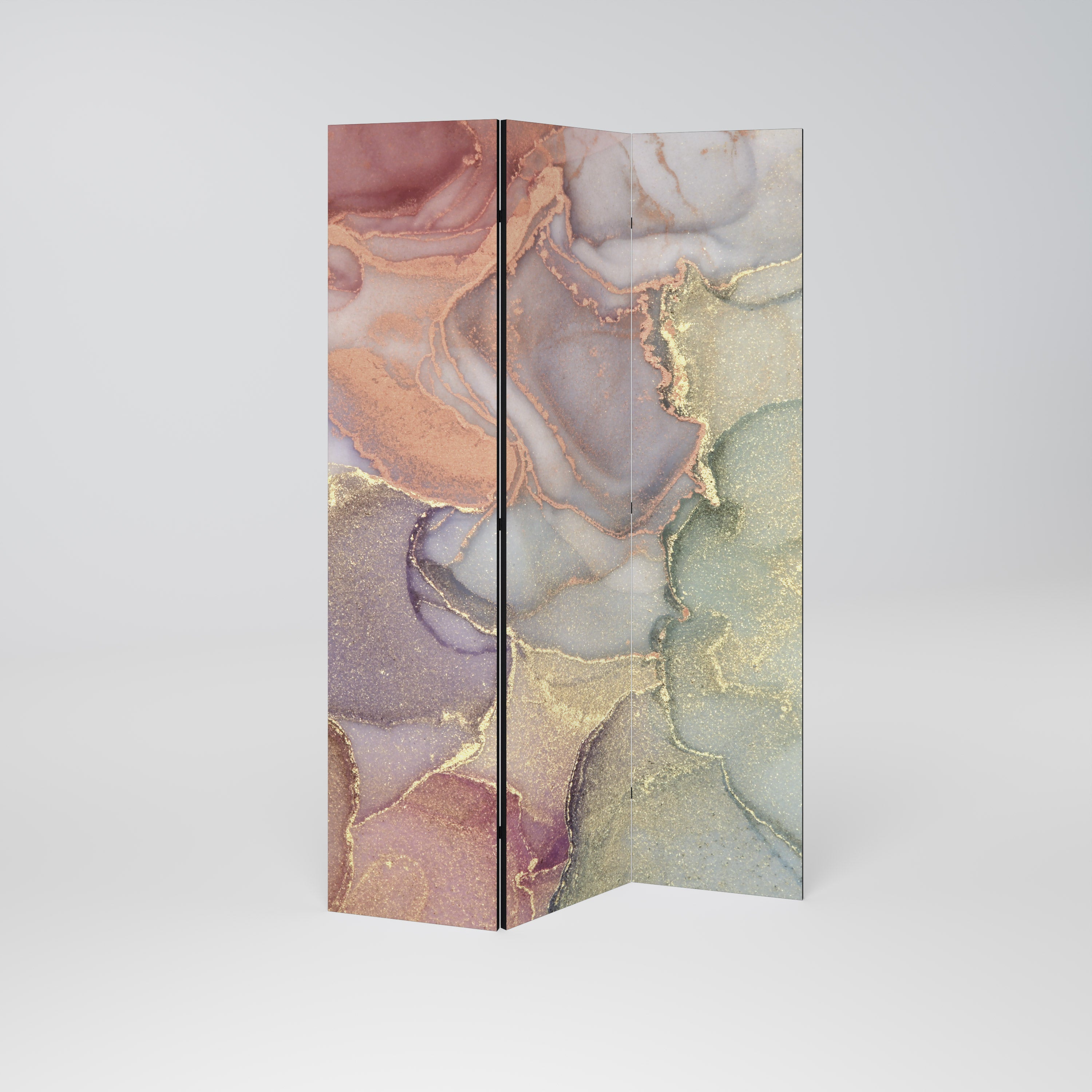GOLDEN DREAMSCAPE RHYTHM 3-Panel Room Divider