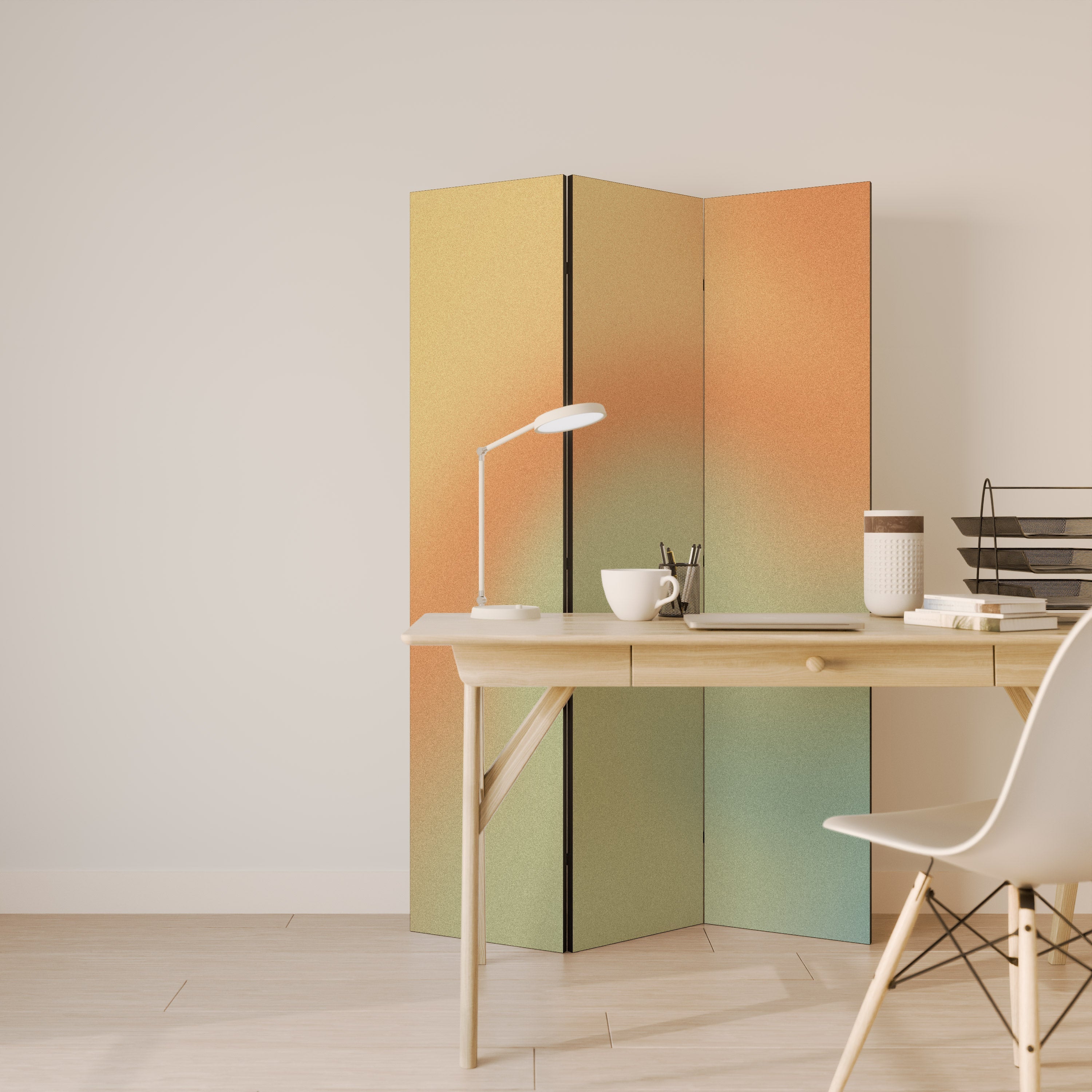 Paravent décoratif à 3 panneaux MIRAGE MELODIES