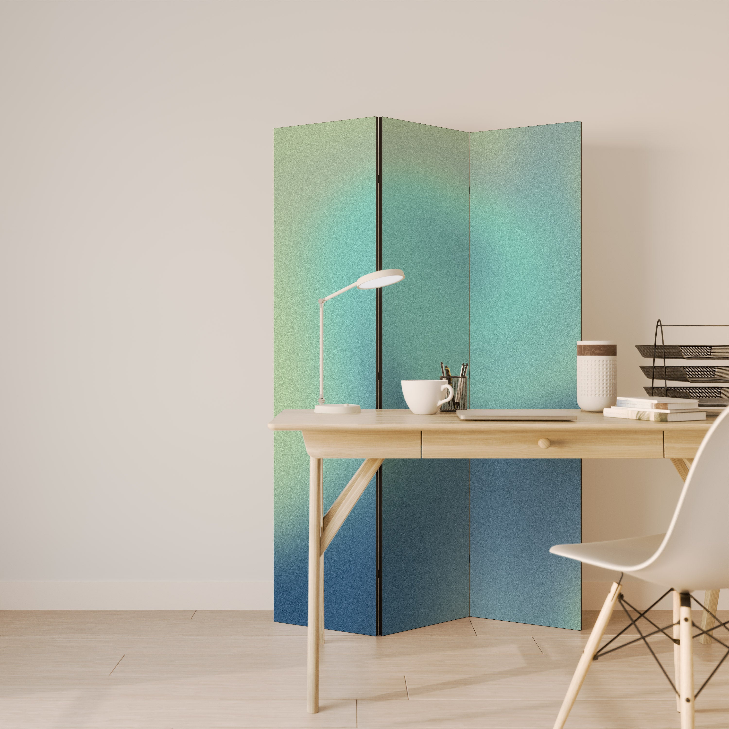 ETHEREAL SHADES UNVEILED 3-Panel Room Divider