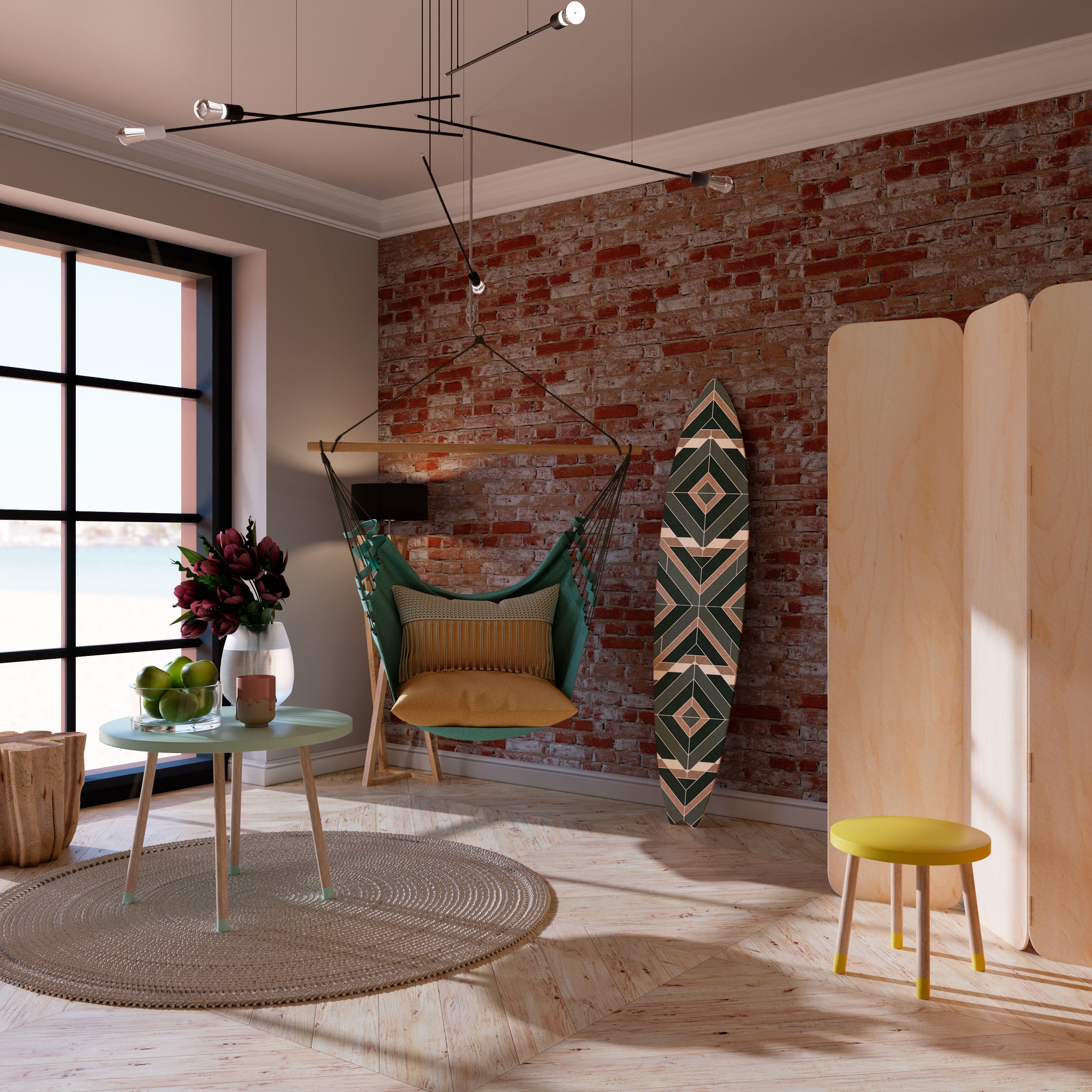 DIMENSION DELIGHTS Surfboard Decorative Panel