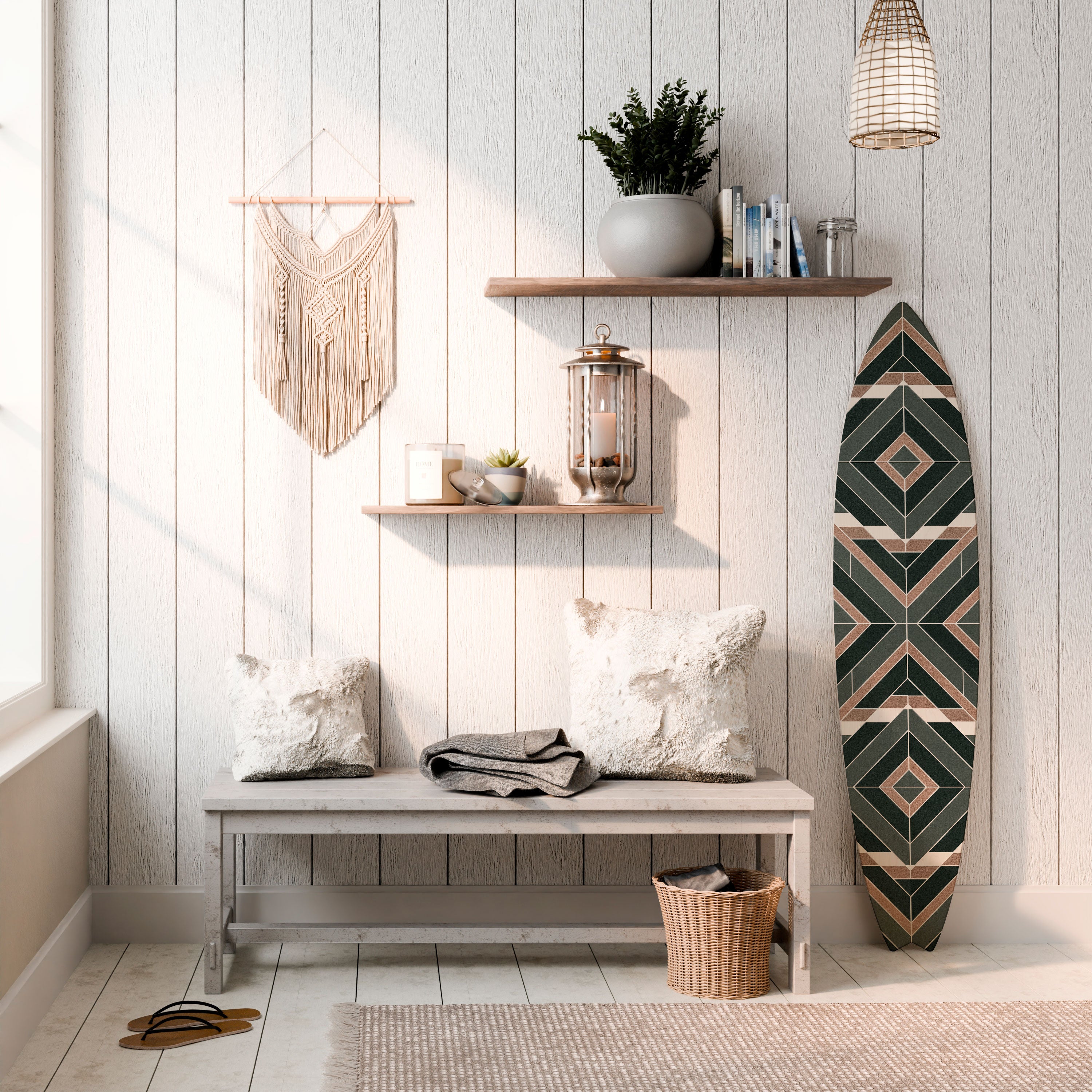 DIMENSION DELIGHTS Surfboard Decorative Panel