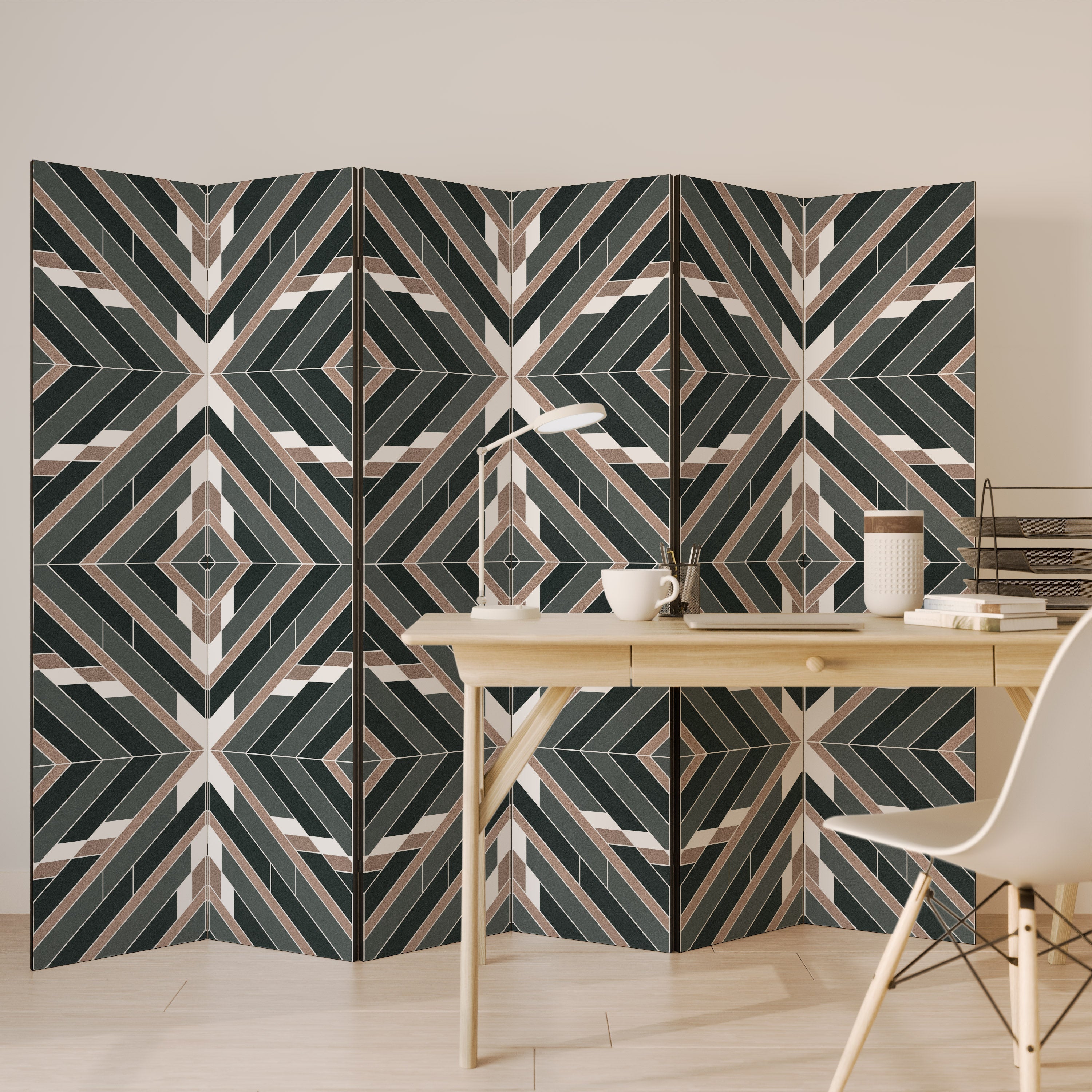 DIMENSION DELIGHTS Paravent décoratif à 6 panneaux