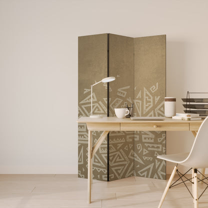 CULTURAL LAYERING 3-Panel Room Divider