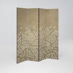 CULTURAL LAYERING 4-Panel Room Divider