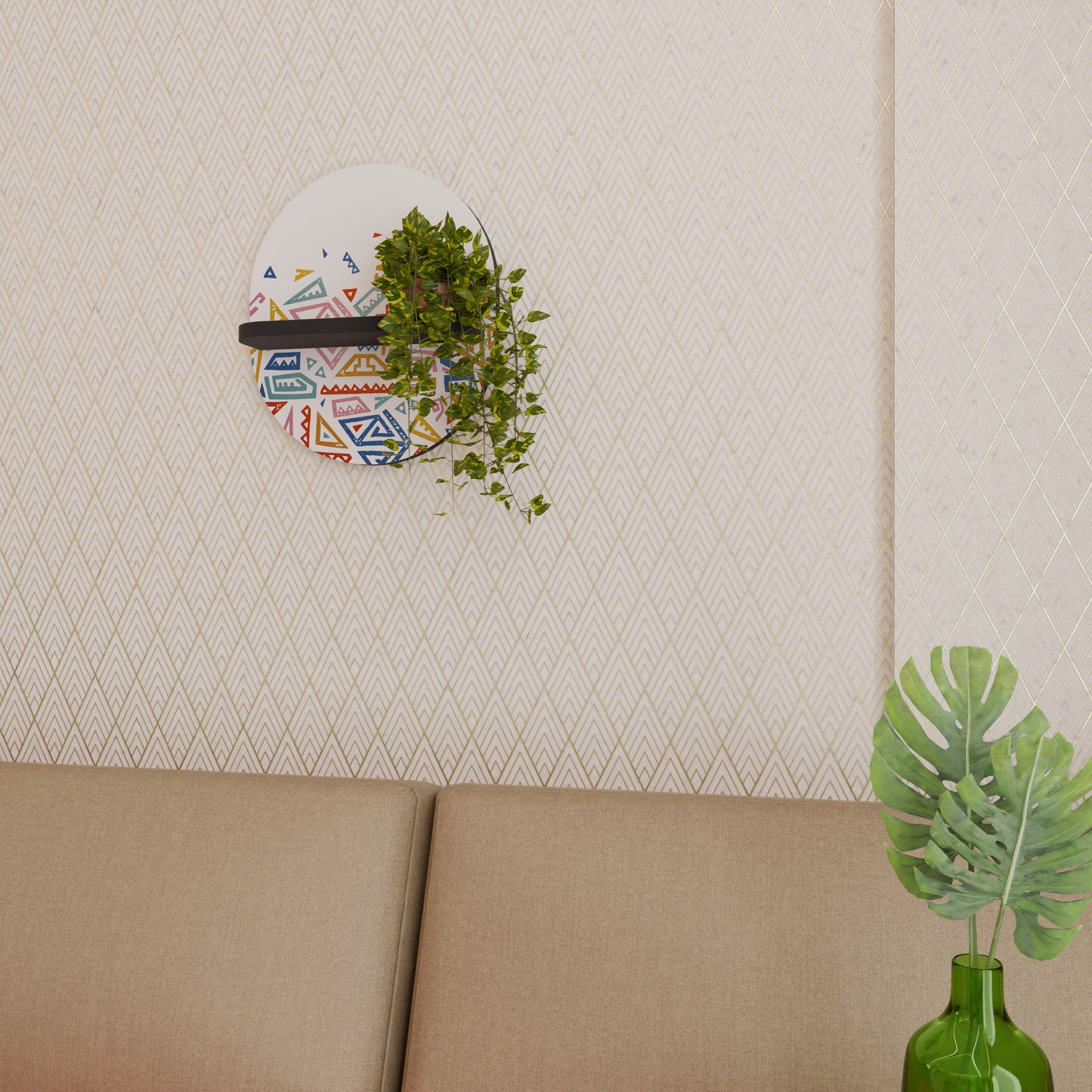 ANGULAR FEELING Art Shelf