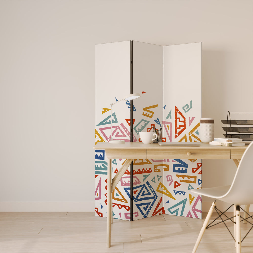 ANGULAR FEELING 3-Panel Room Divider