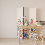 ANGULAR FEELING 3-Panel Room Divider