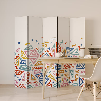 ANGULAR FEELING 5-Panel Room Divider
