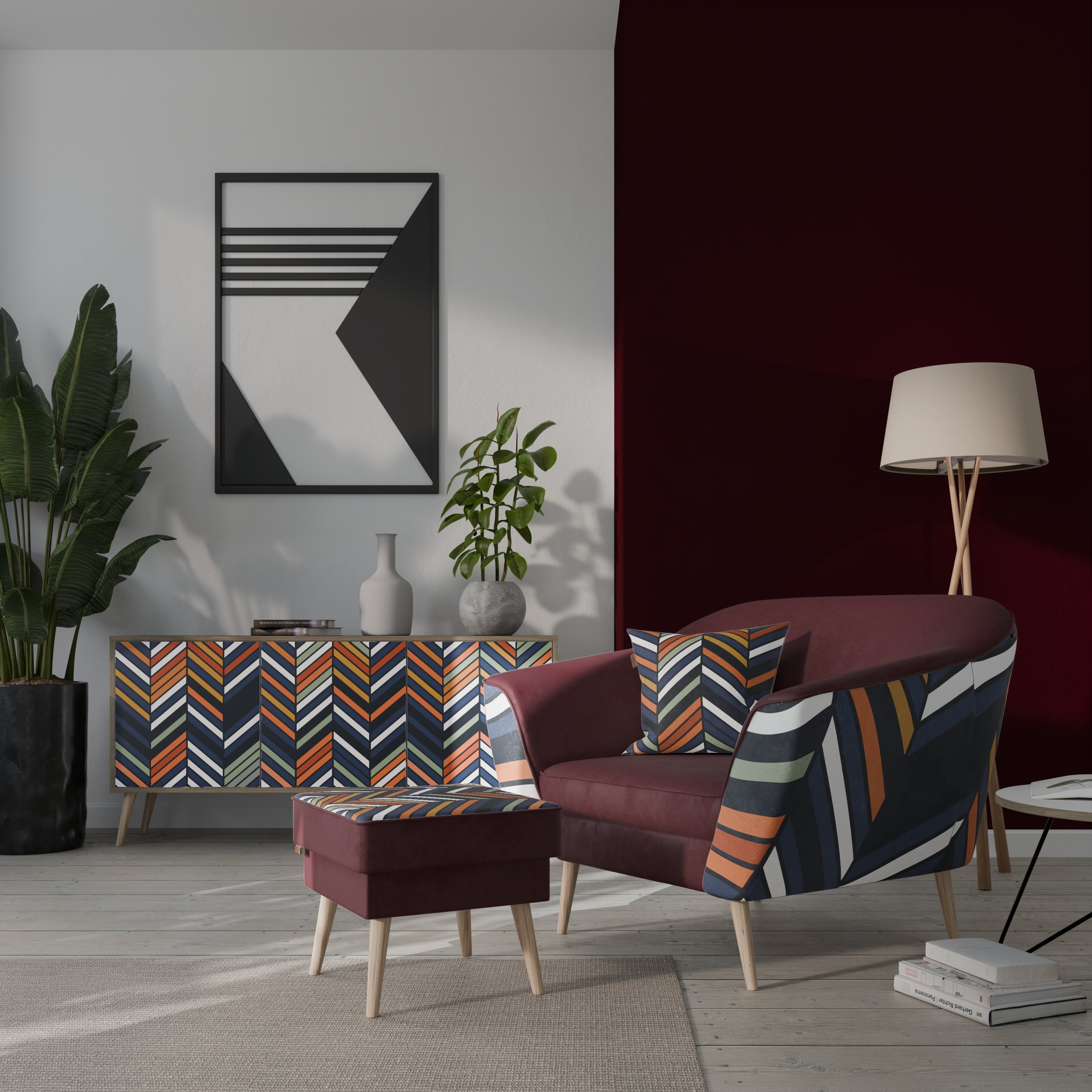 VIBRANT PATCHWORK AURORA Armchair