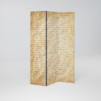PAGES OF MEMORY 3-Panel Room Divider