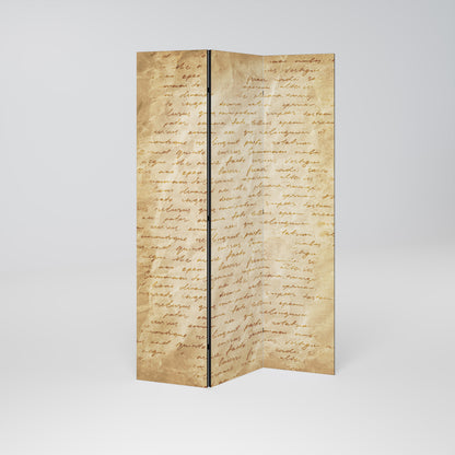 PAGES OF MEMORY 3-Panel Room Divider