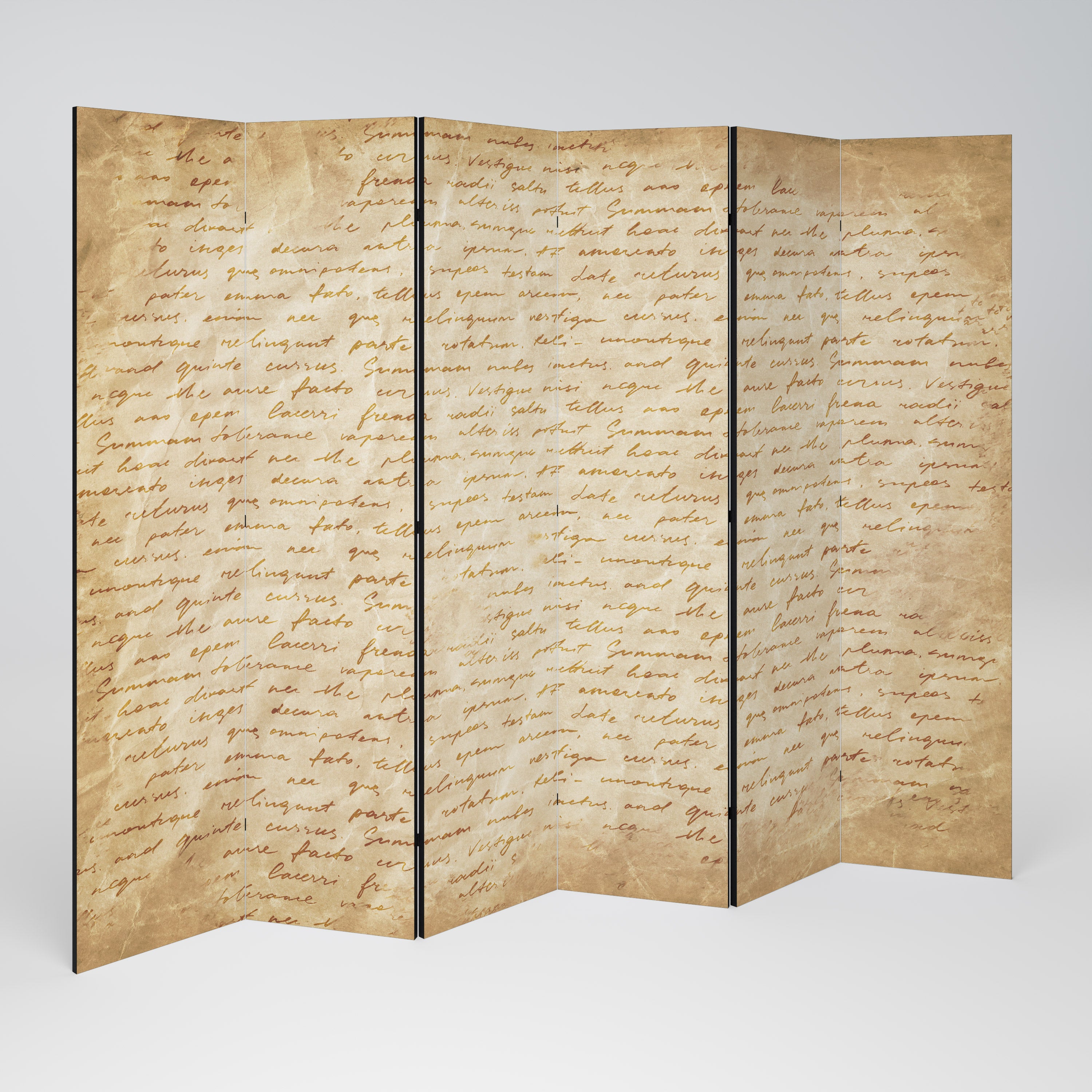 PAGES OF MEMORY 6-Panel Room Divider