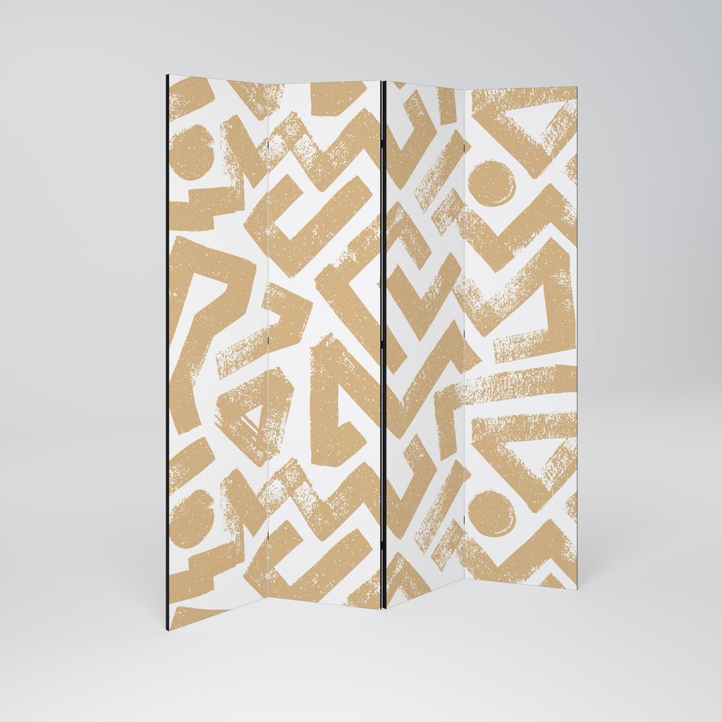 CLUSTER CRAFTS Cloison de séparation décorative à 4 panneaux