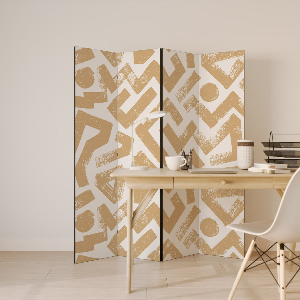 CLUSTER CRAFTS Cloison de séparation décorative à 4 panneaux