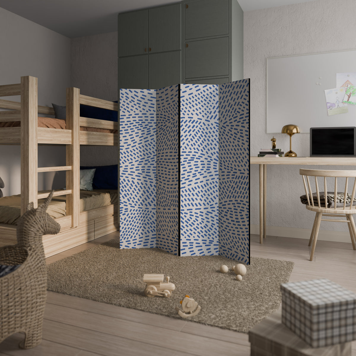 HEAVENLY SHREDS 4-Panel Room Divider