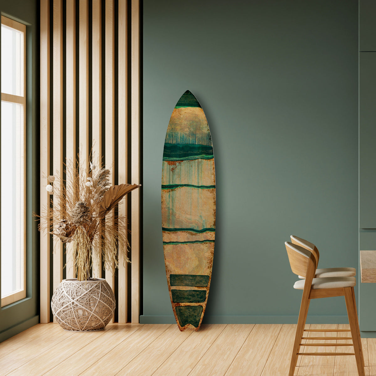 EMERALD MELANCHOLY Surfboard Decorative Panel