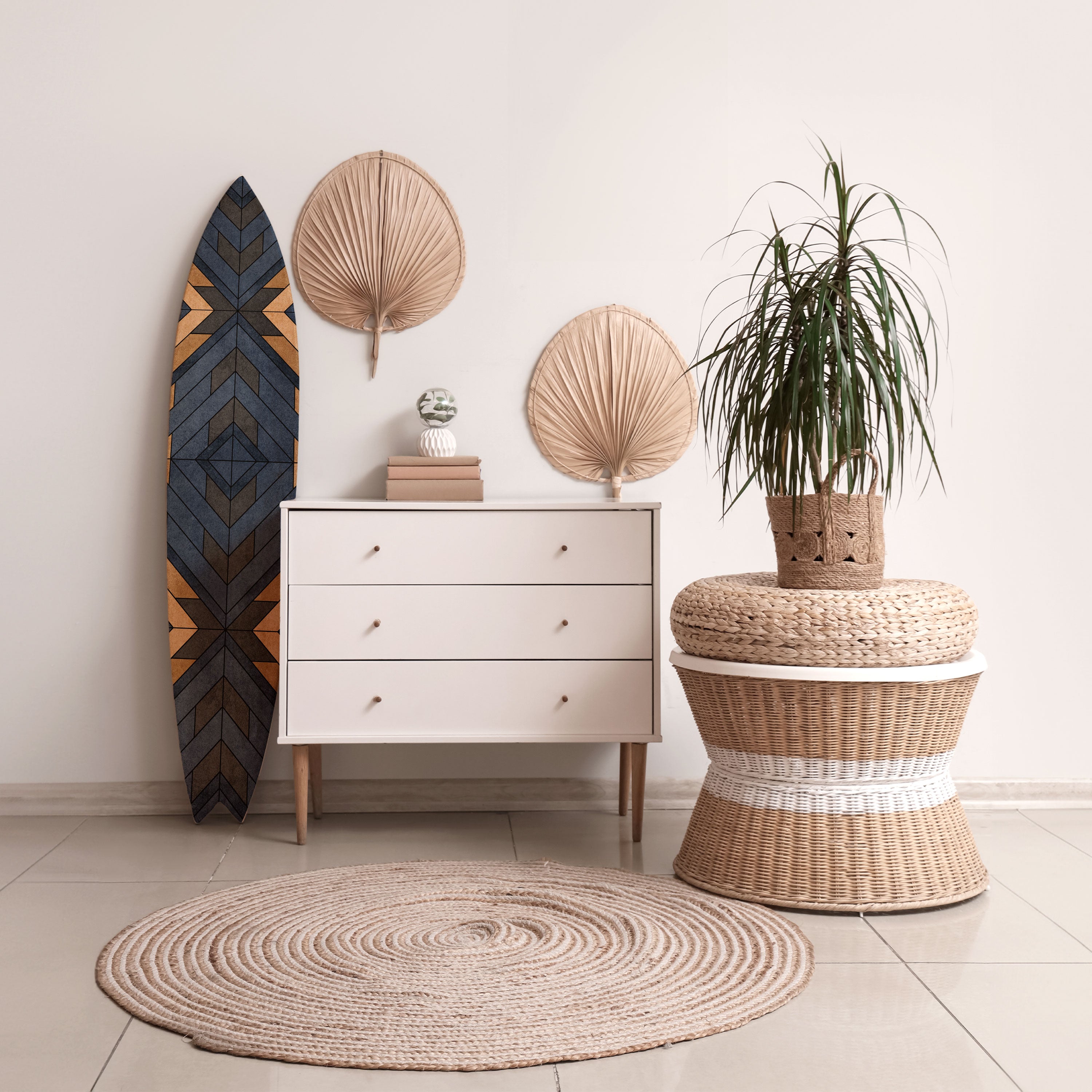 CRAFTY GEOMETRY Surfboard Decorative Panel