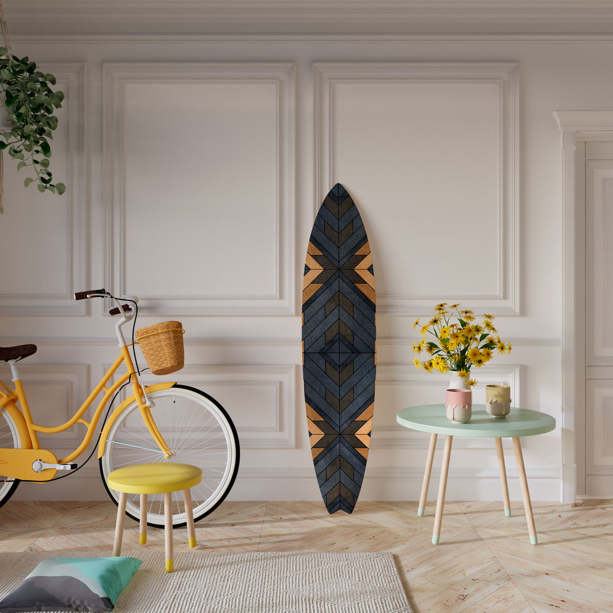 CRAFTY GEOMETRY Surfboard Decorative Panel