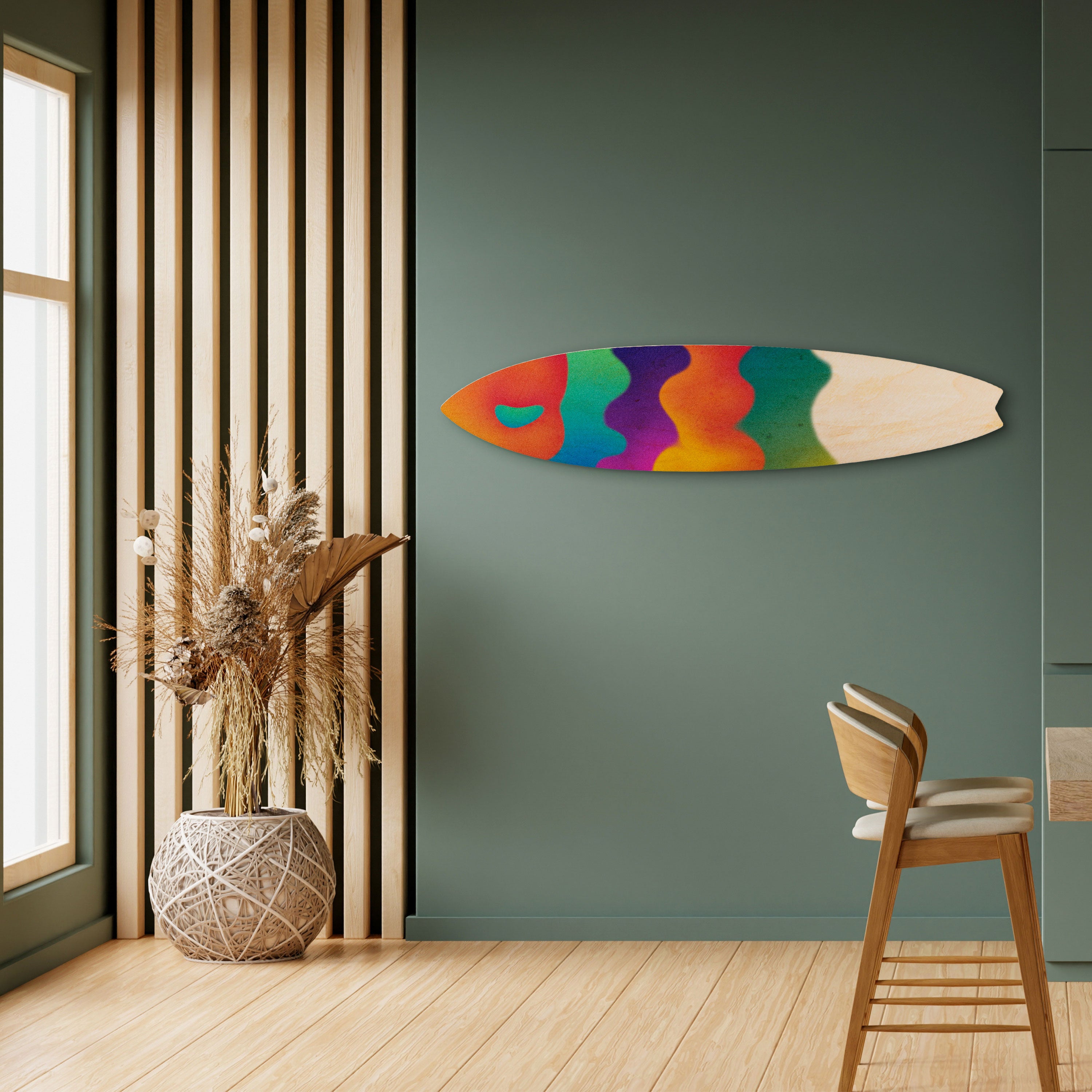 BRIGHT ESSENCE Surfboard Decorative Panel
