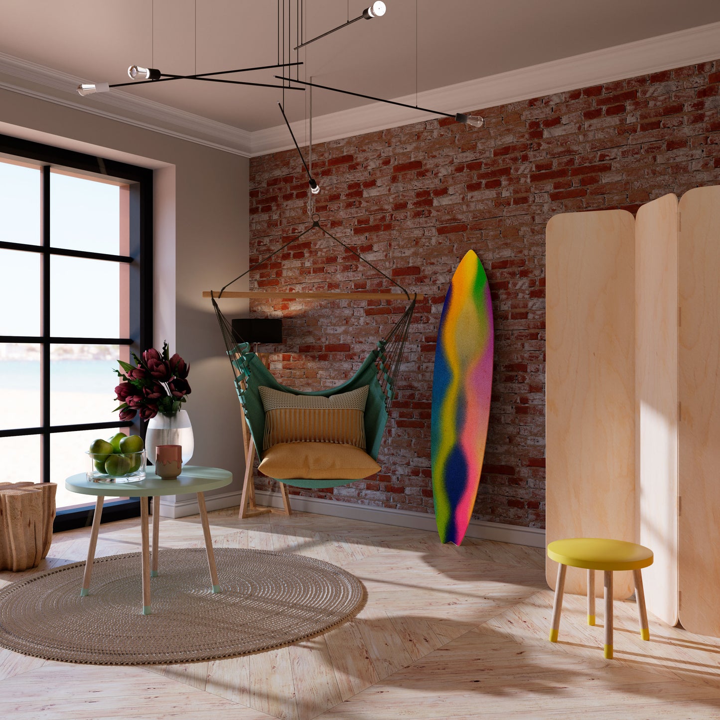 AURORA DAZE Surfboard Decorative Panel