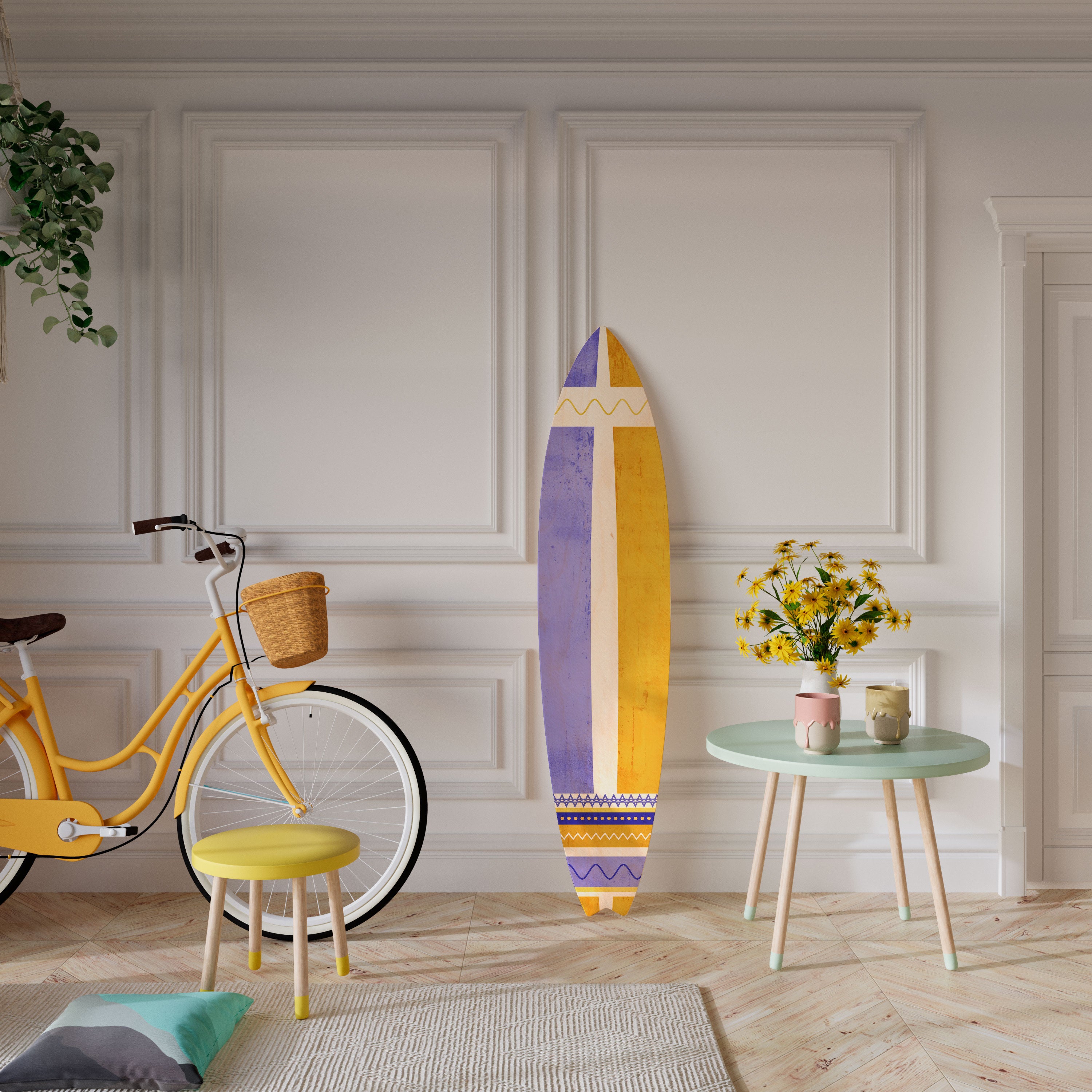 TROPICAL DREAM SHAPE Surfboard Decorative Panel