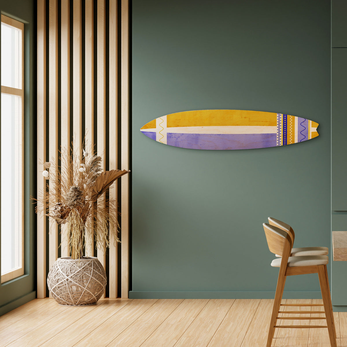 TROPICAL DREAM SHAPE Surfboard Decorative Panel