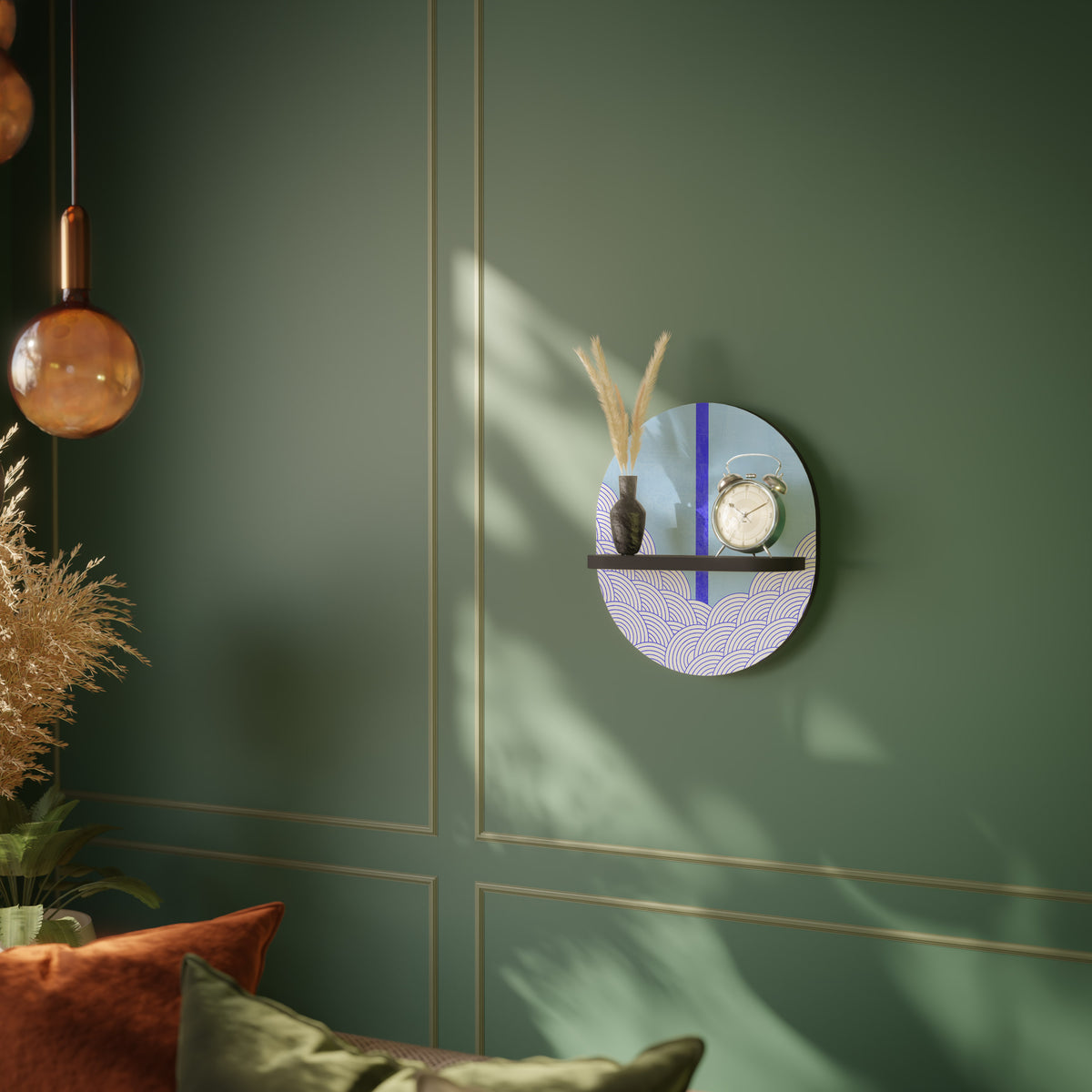 TIDAL STRIPE Art Shelf
