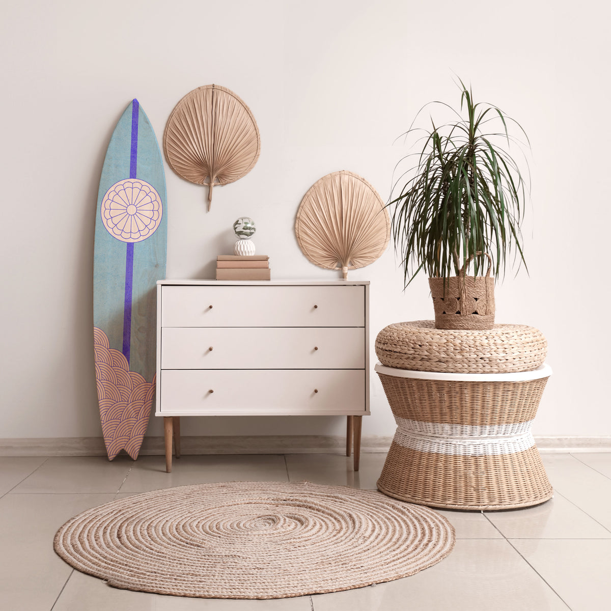 TIDAL STRIPE Surfboard Decorative Panel