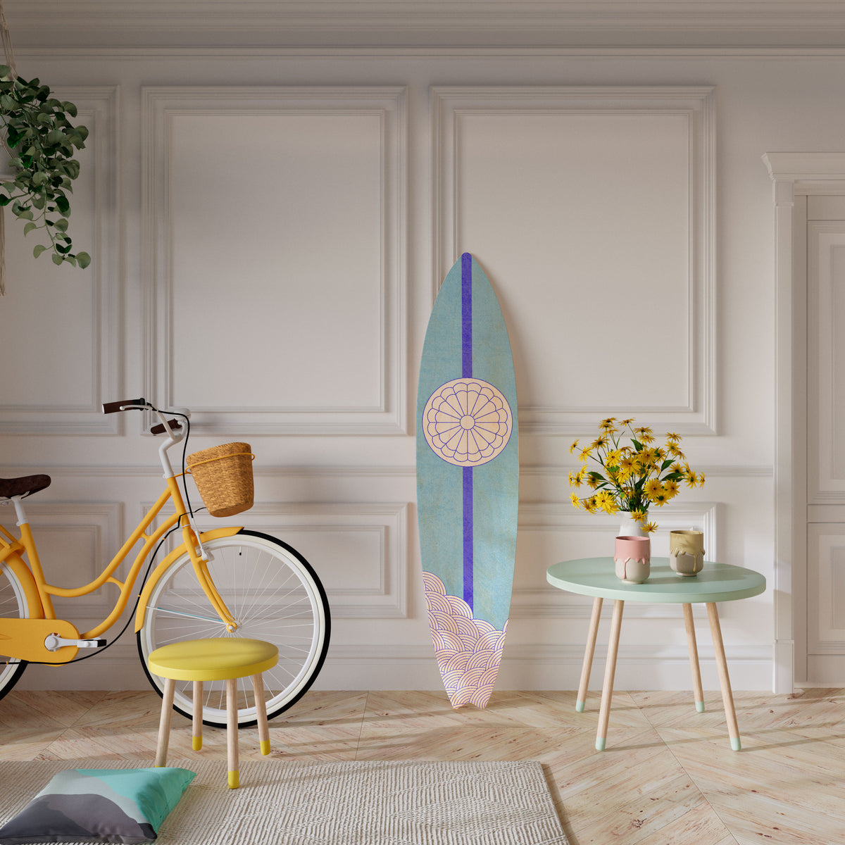 TIDAL STRIPE Surfboard Decorative Panel