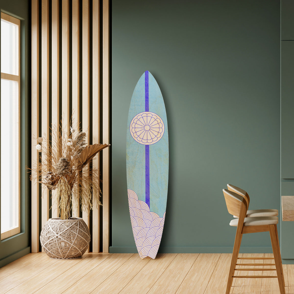 TIDAL STRIPE Surfboard Decorative Panel