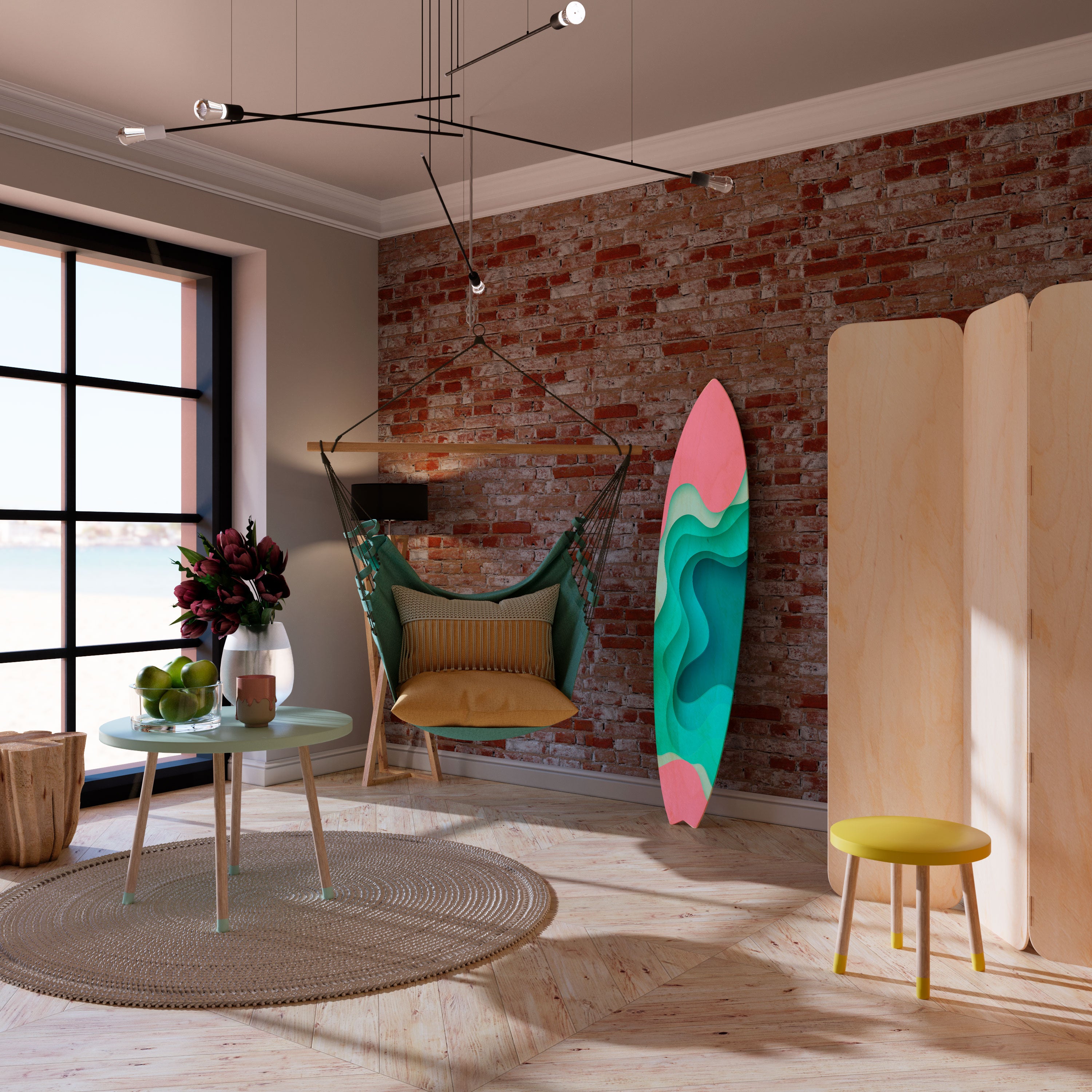 CYANIC ABYSS Surfboard Decorative Panel