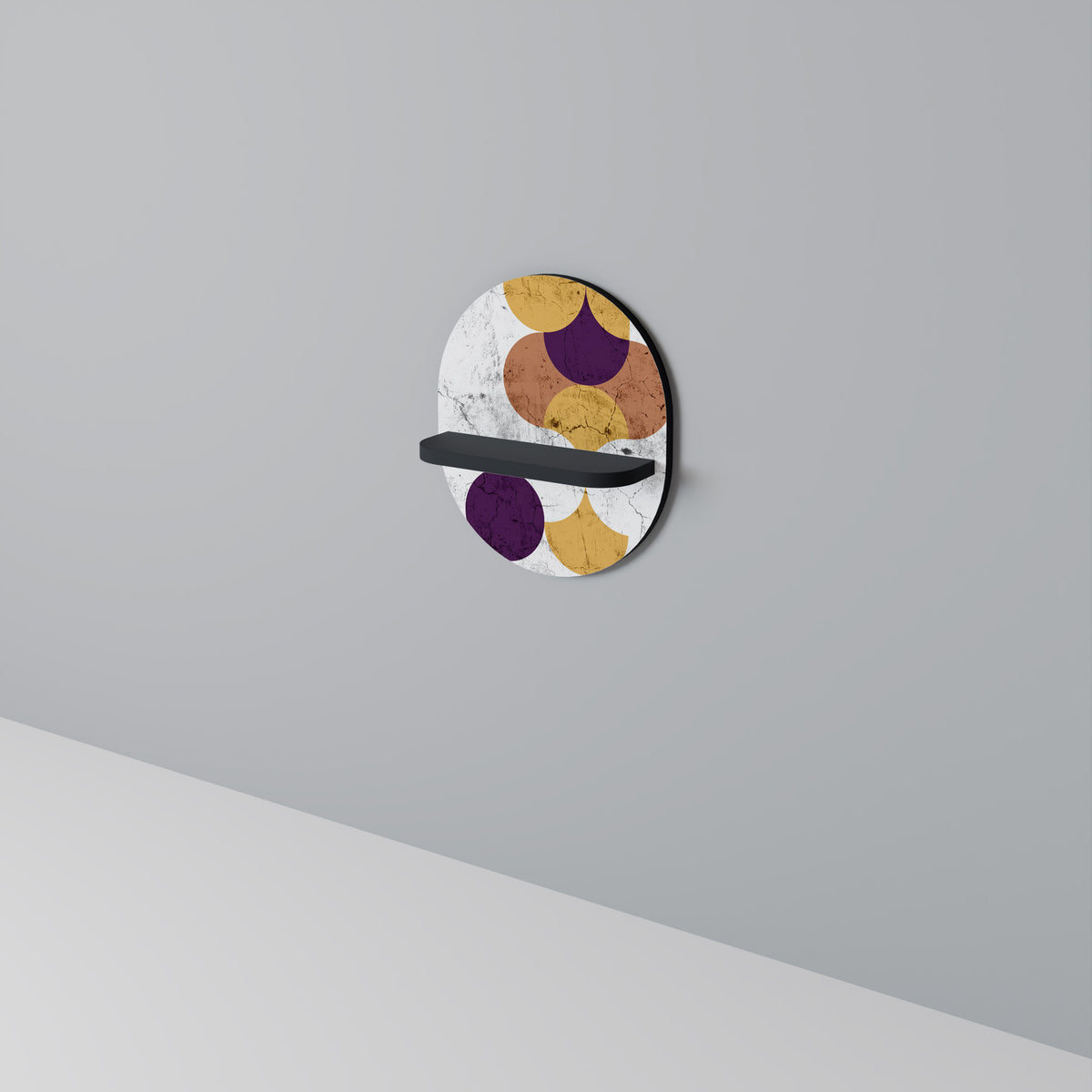 CRACKED GEOMETRY Art Shelf