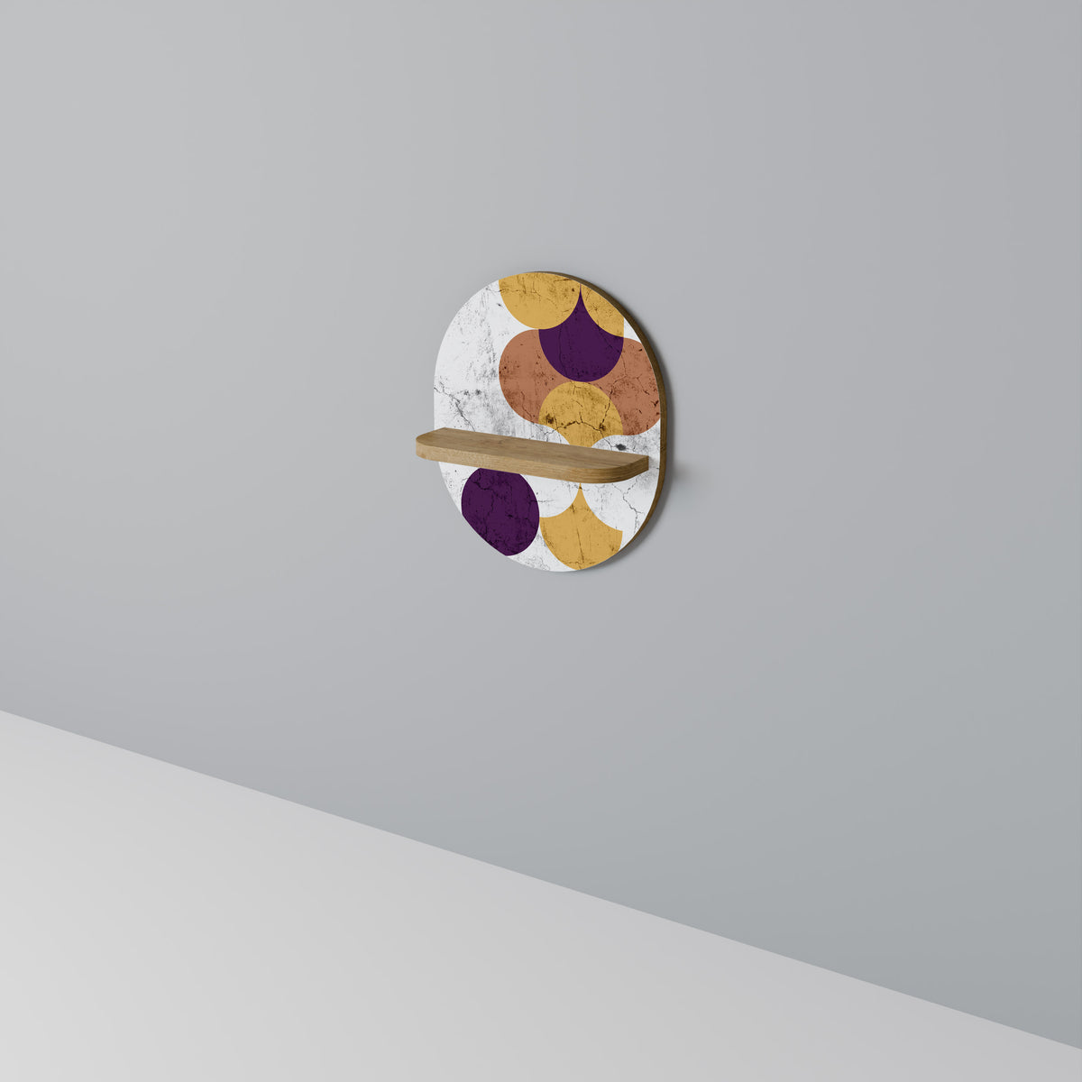 CRACKED GEOMETRY Art Shelf