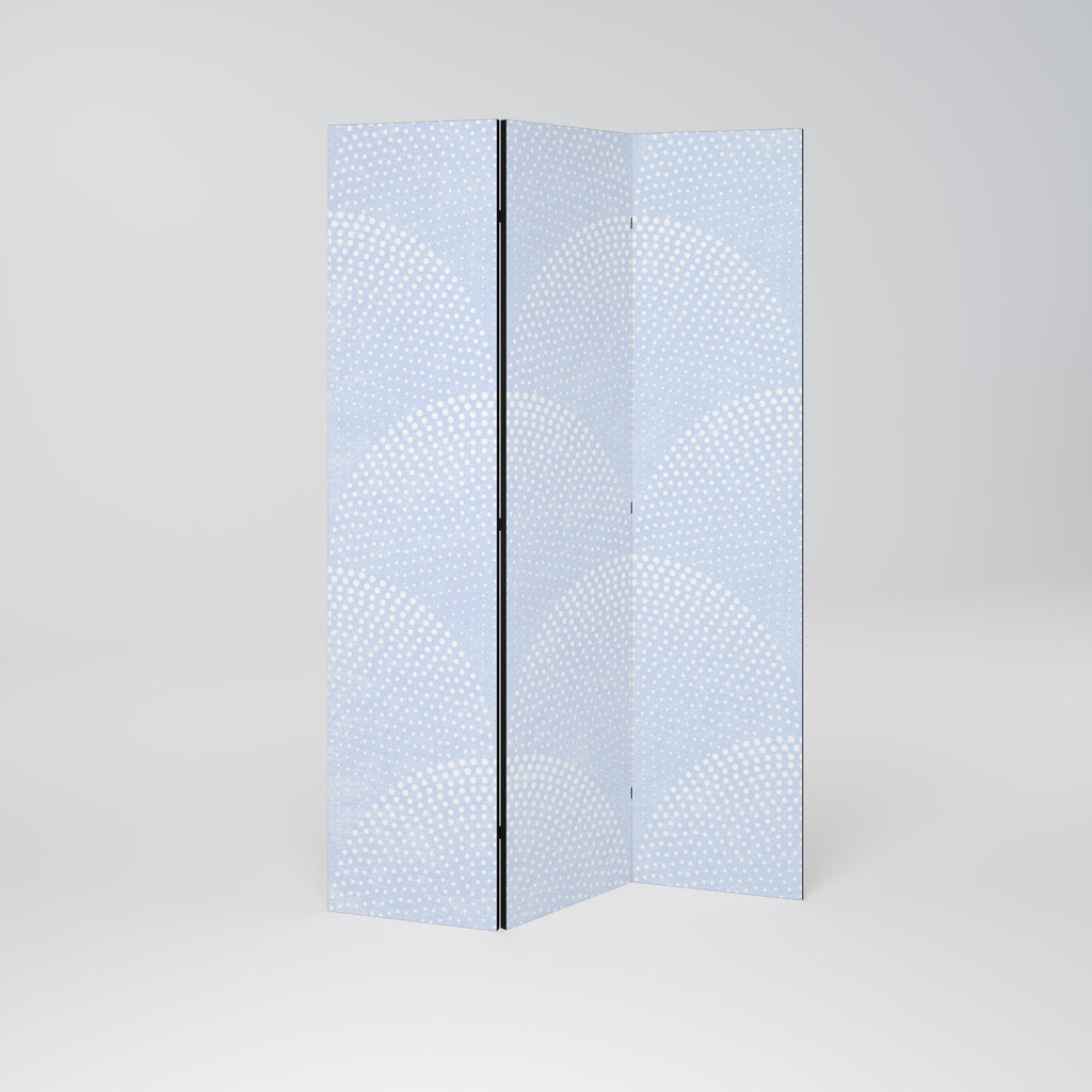 HARMONIOUS CURVES DISPLAY Decorative 3-Panel Room Divider