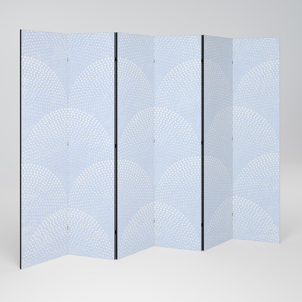 HARMONIOUS CURVES DISPLAY 6-Panel Room Divider