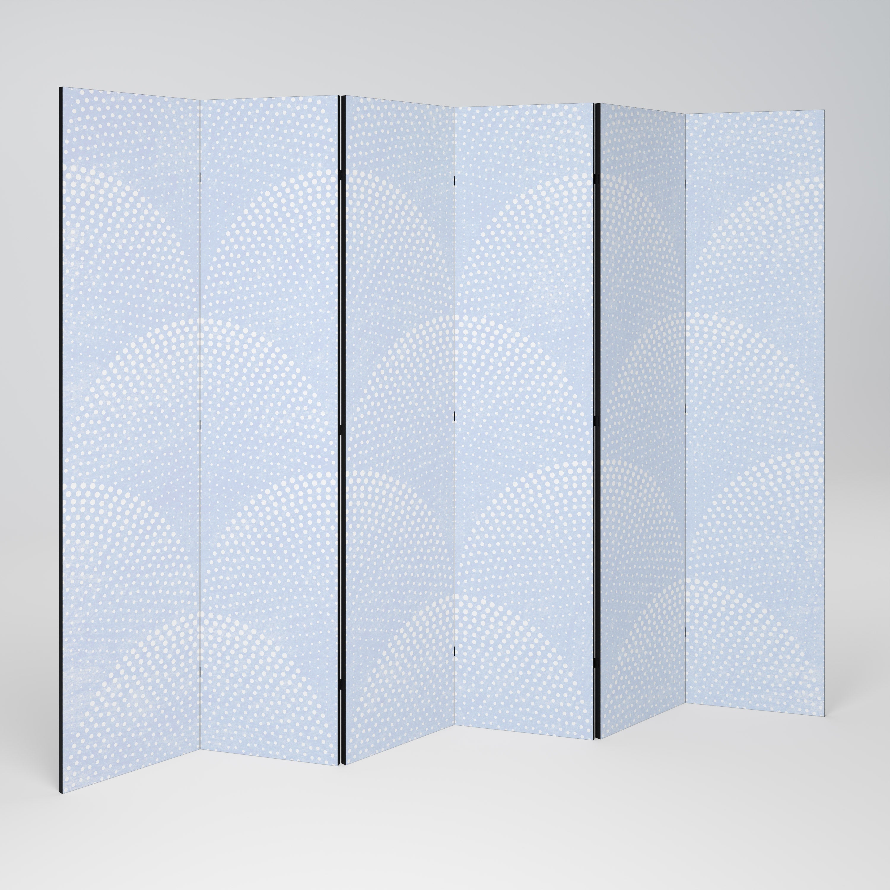 HARMONIOUS CURVES DISPLAY 6-Panel Room Divider