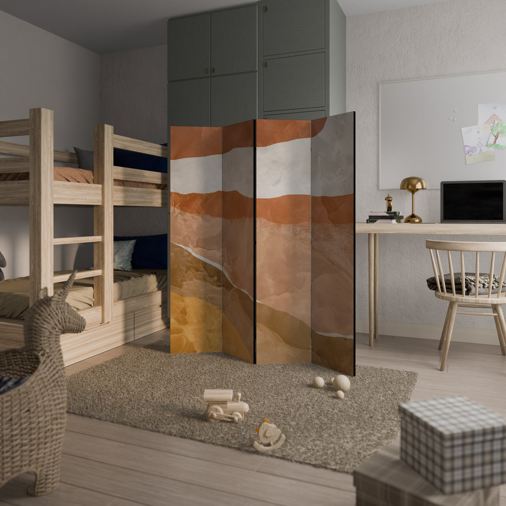 Paravent décoratif à 4 panneaux SANDHILLS SPLENDOUR