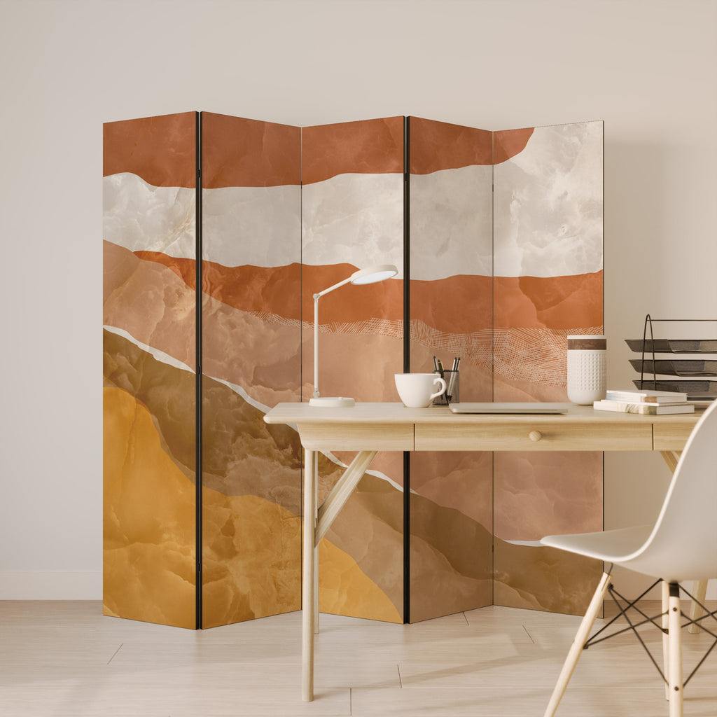 Paravent décoratif à 5 panneaux SANDHILLS SPLENDOUR