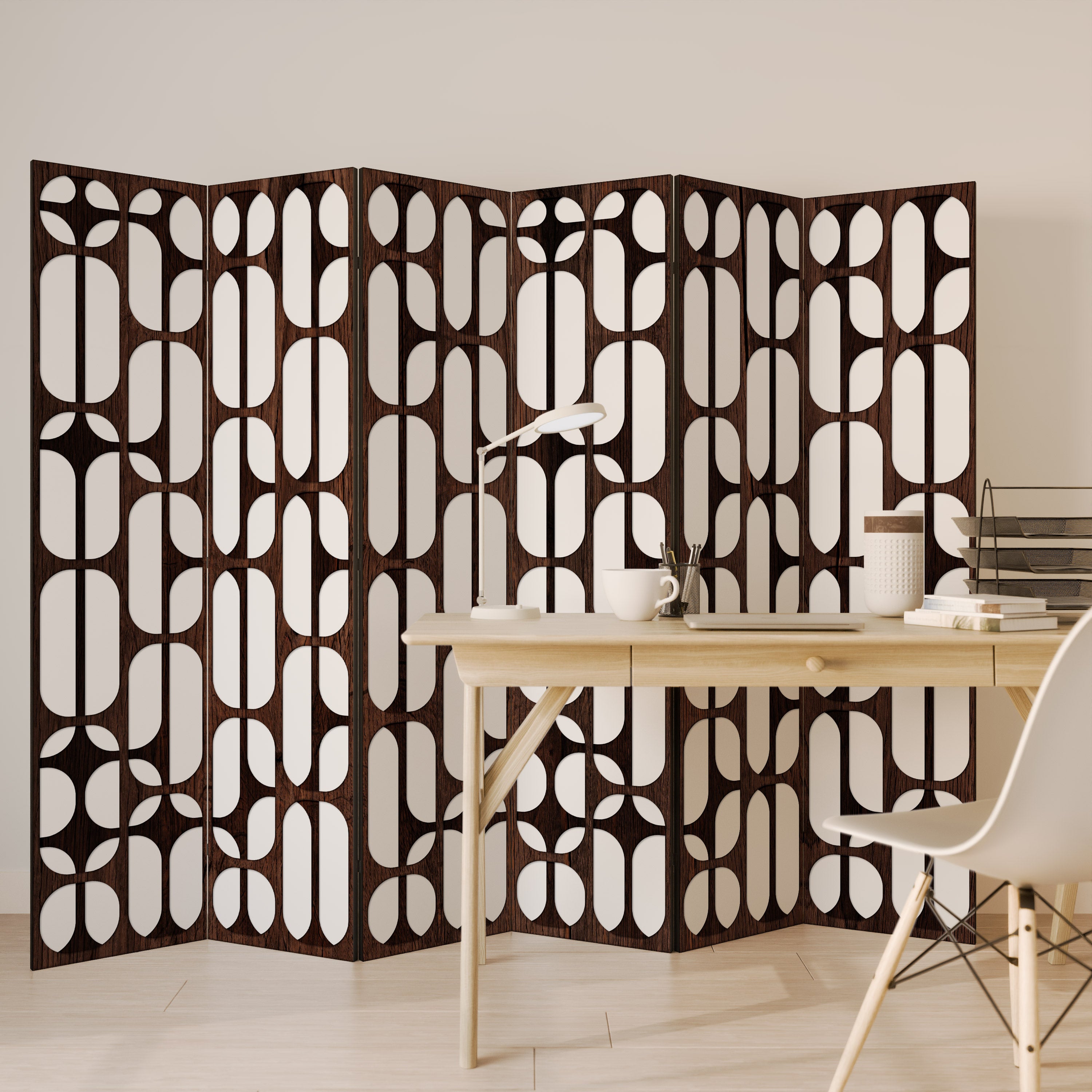 ARTISTIC SPACE HARMONY 6-Panel Room Divider