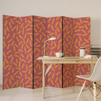 RADIANT STRIPE SYMPHONY 6-Panel Room Divider