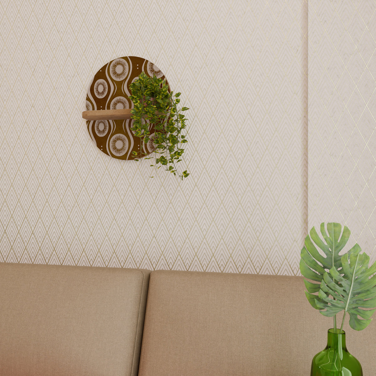 BROWN EYES Art Shelf