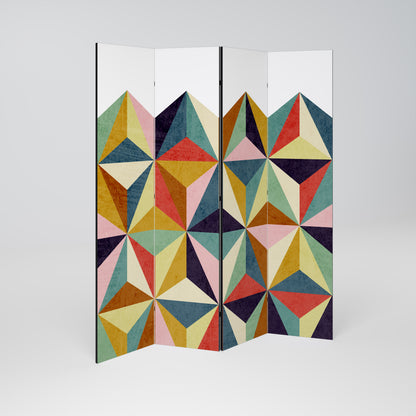 TESSELATE TREASURES 4-Panel Room Divider